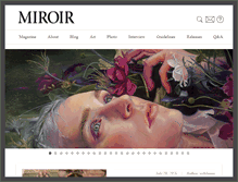 Tablet Screenshot of miroirmagazine.com